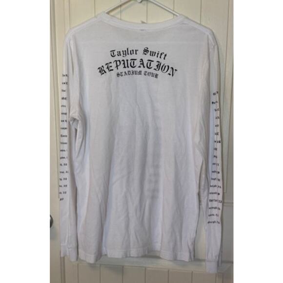 Taylor Swift Reputation Stadium Tour Long Sleeve Band Tee L - Picture 5 of 8